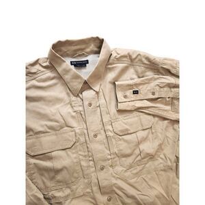 5.11 Tactical military/field shirt vented button up shirt men's XL pockets